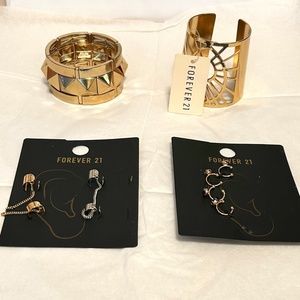 Bracelet and Ear Cuff Bundle